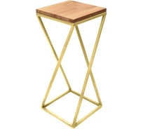 Столик под кашпо GreenWeen Loft 80 золотой GW-L80G