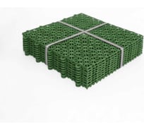 Покрытие садовое модульное BEFAST, зеленое, 330x300x10 мм, 9 шт МПЗ9S