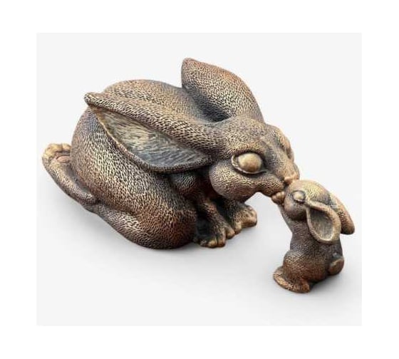 Садовая фигура ФлораПласт Композиция Нежность броонза, 35x16/h15 см 074510 1