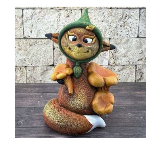 Садовая фигура ФлораПласт Сестрички Лисички 20x24/h37 см 074518 1