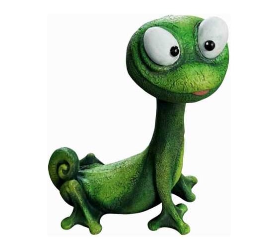 Садовая фигура ФлораПласт Ящерица Кузятница 074236 1