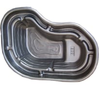 Декоративный садовый прочный пруд GLQ 300 л, 170x125x45 cм 300 GLQ