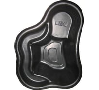 Декоративный садовый прочный пруд GLQ 150 л, 120x90x40 см, черный 150 GLQ