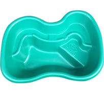 Декоративный садовый пруд прочный 120 л, 115x83x37 см, цветной GLQ ДжиЭлКью цветной