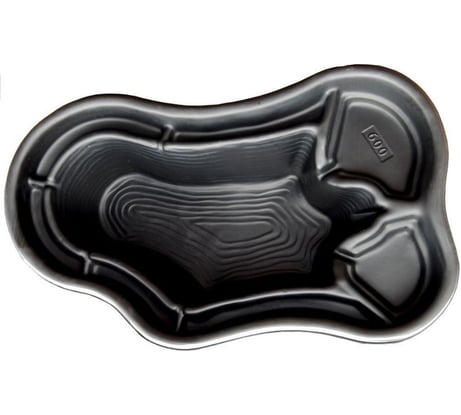 Декоративный садовый пруд прочный 600 л, 200x120x45 см GLQ ДжиЭлКью 600