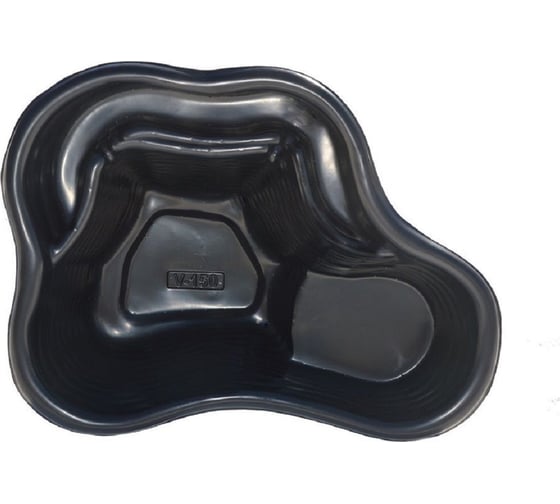 Декоративный садовый прочный пруд GLQ 135 л, 120x90x40 см, черный 135 GLQ