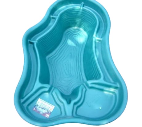 Декоративный садовый пруд прочный 600 л, 200x120x45 см, цветной GLQ ДжиЭлКью цветной