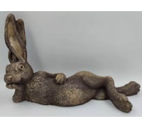 Садовая фигура ФлораПласт Заяц Арчибальд бронза 46*18/h27см 074503