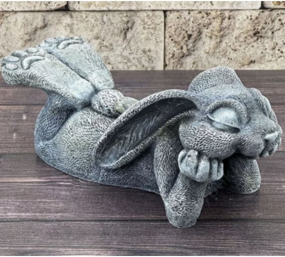 Садовая фигура ФлораПласт Заяц Людвиг 33*14/h13см 074504 1