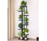 Напольная подставка для цветов 9 мест 41х22х141 см графит GARDEN SHOW 266388 1