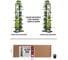 Напольная подставка для цветов 9 мест 41х22х141 см графит GARDEN SHOW 266388 7