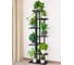 Напольная подставка для цветов 8 мест 41х22х126 см графит GARDEN SHOW 266387 1