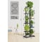 Напольная подставка для цветов 8 мест 41х22х126 см графит GARDEN SHOW 266387 6