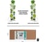 Напольная подставка для цветов 8 мест 41х22х126 см белая GARDEN SHOW 266383 7