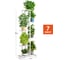 Напольная подставка для цветов 7 мест 41х22х108 см белая GARDEN SHOW 266382 2