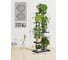Напольная подставка для цветов 6 мест 41х22х98 см графит GARDEN SHOW 266385 6