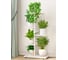 Напольная подставка для цветов 6 мест 41х22х96 см белая GARDEN SHOW 266381 1