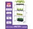 Каркас стеллаж GARDEN SHOW усиленный Мастер 4 полки 69х30х105 см белый 1/1 266443 3