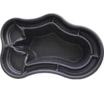 Пруд Репка V-600 л, 2000х1200х450 мм, черный (Э) 15338