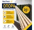 Опора для растений Bautex бежевая 15 шт, 150 см, d 12 мм УТ-00041386 3