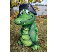 Садовая фигура ФлораПласт Крокодил Бонопарт 30*30*50см 074607