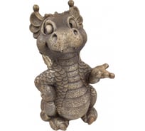 Садовая фигура ФлораПласт «Дракончик Шика» (коричневый) 25*27*48см 074622