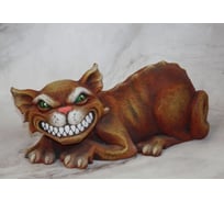 Садовая фигура ФлораПласт Кот Адик терракотово-красный 20*40*18см 074606