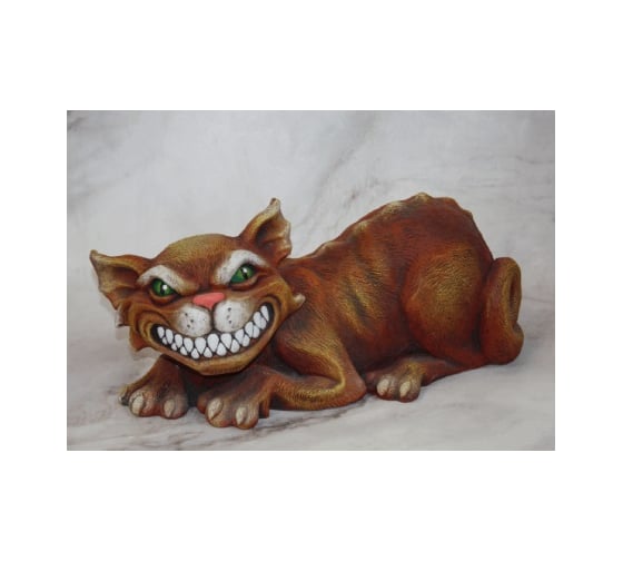 Садовая фигура ФлораПласт Кот Адик терракотово-красный 20*40*18см 074606