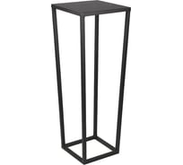 Интерьерная подставка Metall78.ru Трапеция в стиле LOFT В700хШ250хГ250 мм для цветов растений предметов интерьера цвет черный ПЦ-ТРАП-70-9005