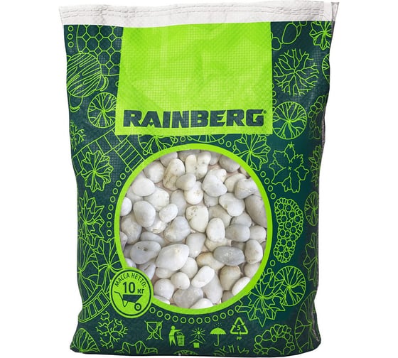 Галька жемчужная Rainberg фр. 10-20 мм, 10 кг 6845