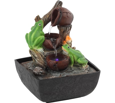 Настольный фонтан с подсветкой GREEN APPLE Лягушки Б0038778