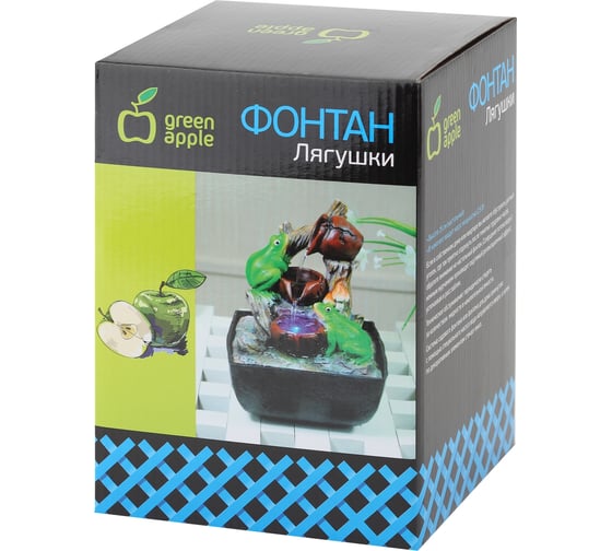 Настольный фонтан с подсветкой GREEN APPLE Лягушки Б0038778