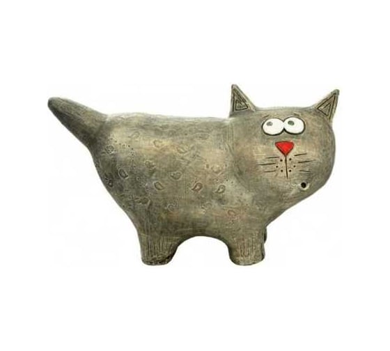 Садовая фигура ФлораПласт Котик испуганный (однот) 31*13*22см 074559