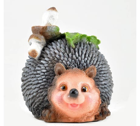 Садовая фигура СКАЗКА Ежик с 2-мя грибами JNW44