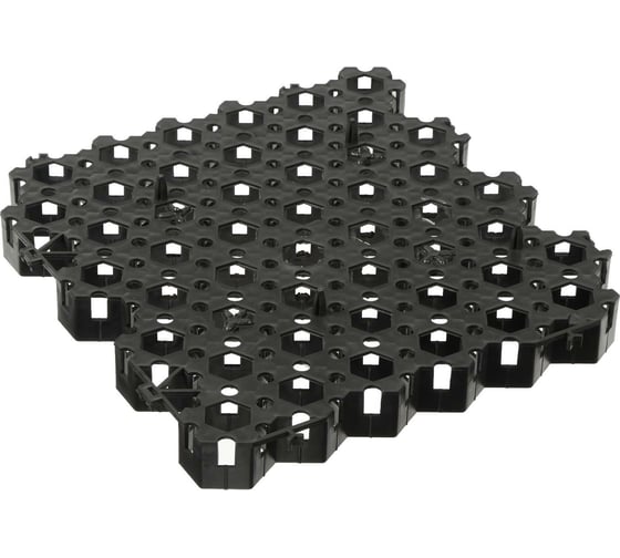 Газонная решетка СИМАЛЕНД 40x37x3.5 см, черная 6758538