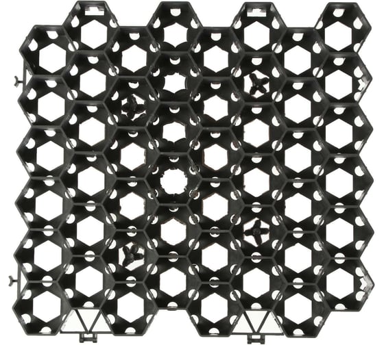 Газонная решетка СИМАЛЕНД 40x37x3.5 см, черная 6758538