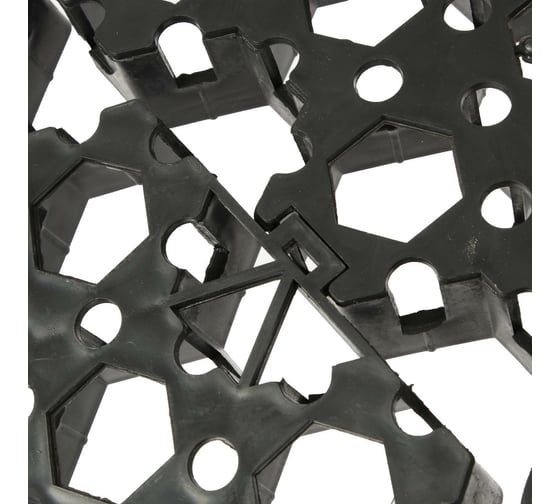 Газонная решетка СИМАЛЕНД 40x37x3.5 см, черная 6758538