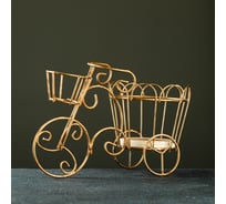 Кашпо-велосипед СИМАЛЕНД 20х10х13 см 7012637