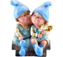 Садовая фигура СКАЗКА Мальчик с девочкой на лавке JNG423