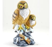 Садовая фигура СКАЗКА Две совы полярные JNG054