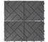 Плитка садовая Multyhome Arista Parquet 30x30см (6шт), графит EU5100540-6 1