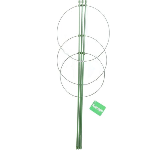 Кустодержатель Greengo 18.5-20-22х60 см, металл, зелёный 150889