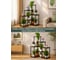 Подставка №14 GARDEN SHOW, 7 полок, мдф (орех), 66,7х40х85,6 см, металл черный 266720 1