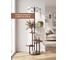 Подставка №17 GARDEN SHOW, 5 полок, крючки, МДФ (орех), 51*51*135 см, металл черный 266598 4