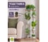 Подставка №1 GARDEN SHOW 5 полок, МДФ (светлое дерево), 36х23,4х94,4 см, металл белый 266408 6