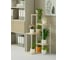 Подставка №13 GARDEN SHOW 5 полок, МДФ (светлое дерево), 45,1х40х85,6 см, металл белый, 266717 1