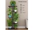 Подставка №1 GARDEN SHOW 5 полок, мдф (темное дерево), 36х23,4х94,4 см, металл черный 266409 1
