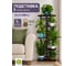 Подставка №1 GARDEN SHOW 5 полок, мдф (темное дерево), 36х23,4х94,4 см, металл черный 266409 3