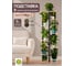 Подставка №4 GARDEN SHOW 8 полок, МДФ (светлое дерево), 36х23,4х135,8 см, металл чёрный 266802 1