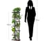 Подставка №3 GARDEN SHOW (7 полок, МДФ (темное дерево), 36х23,4х119,8 см, металл черный), 266413 4